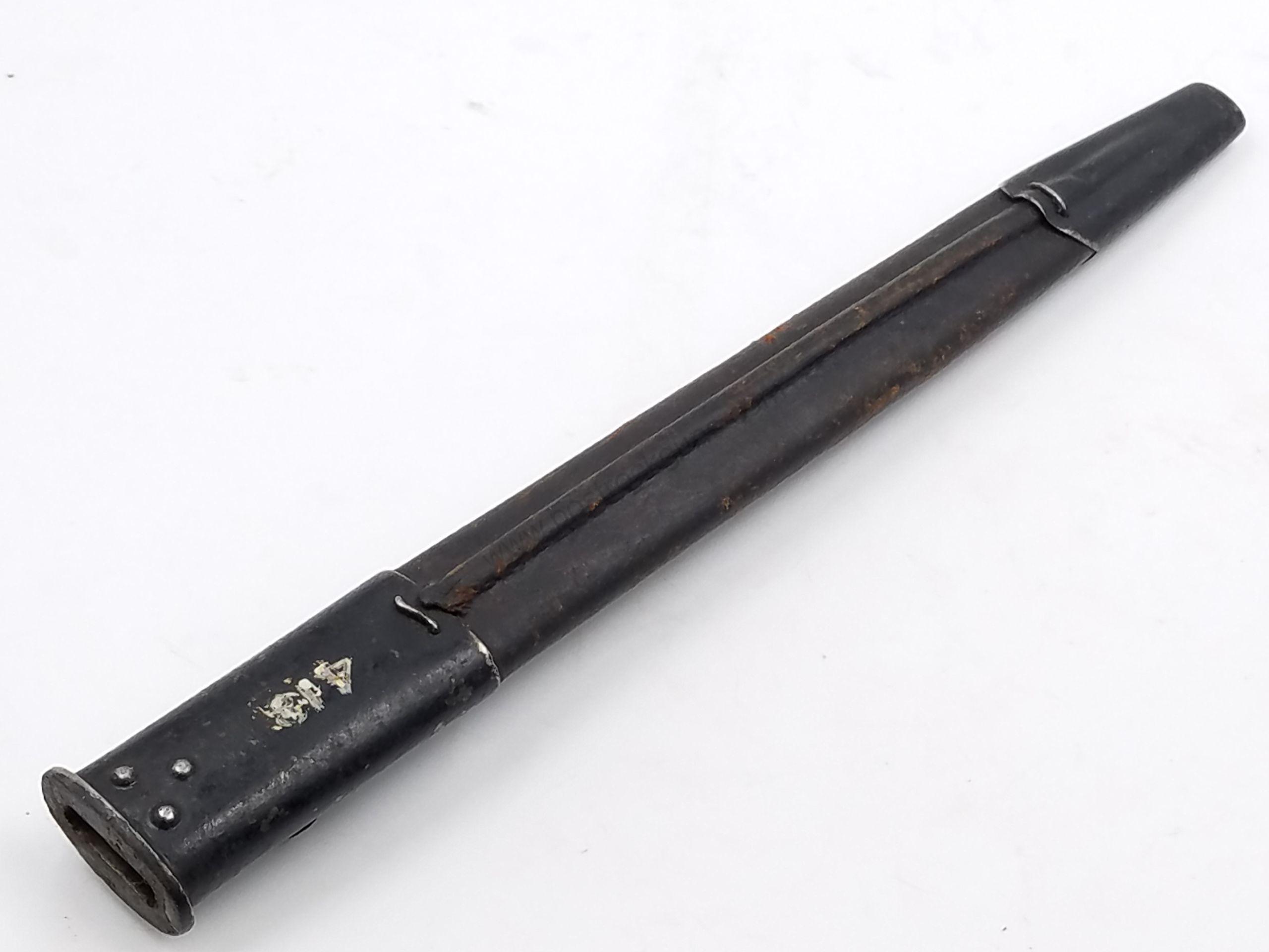 British Enfield MKII Indian Bayonet w/ Matching Scabbard - Image 18