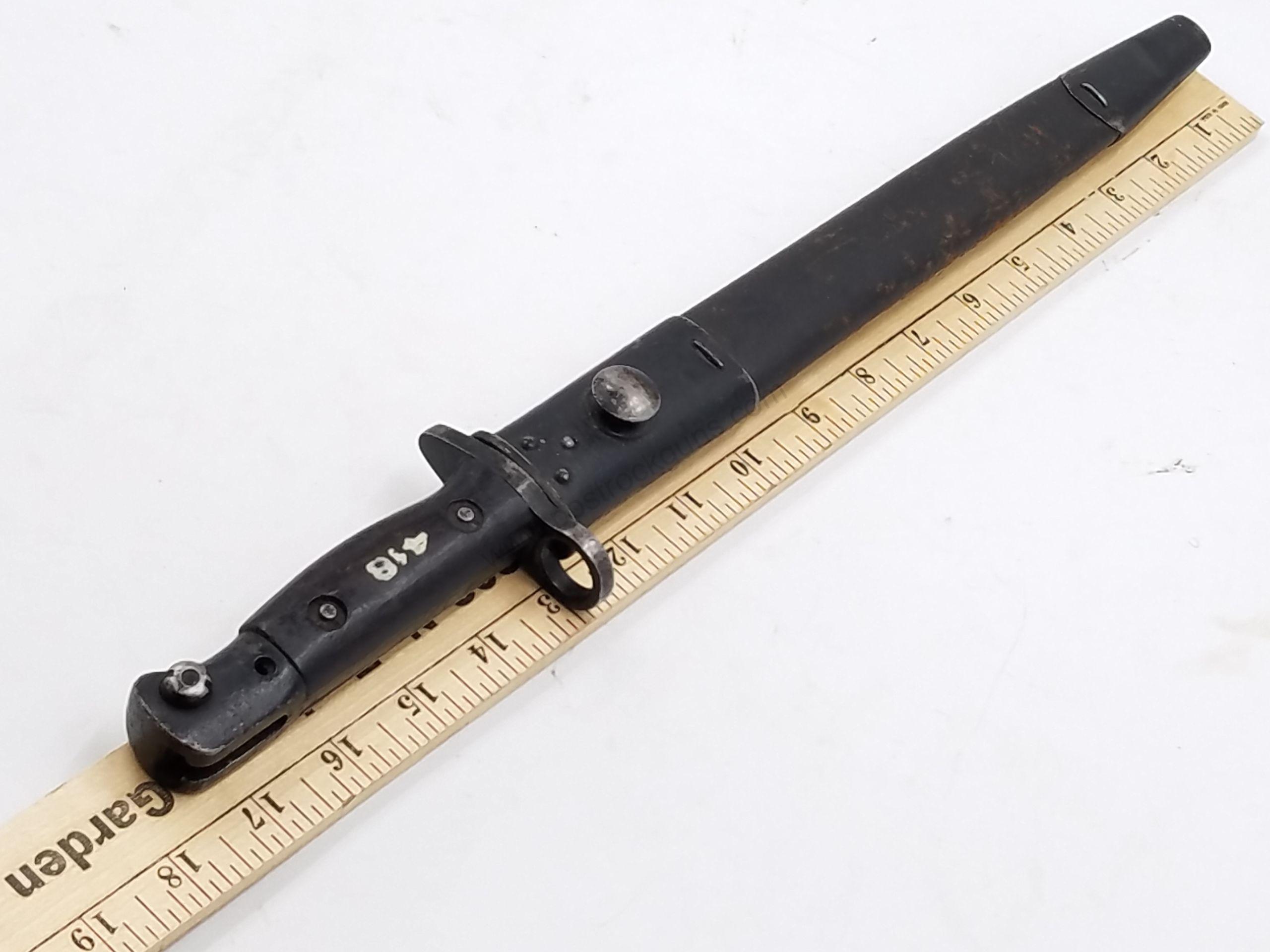 British Enfield MKII Indian Bayonet w/ Matching Scabbard - Image 22