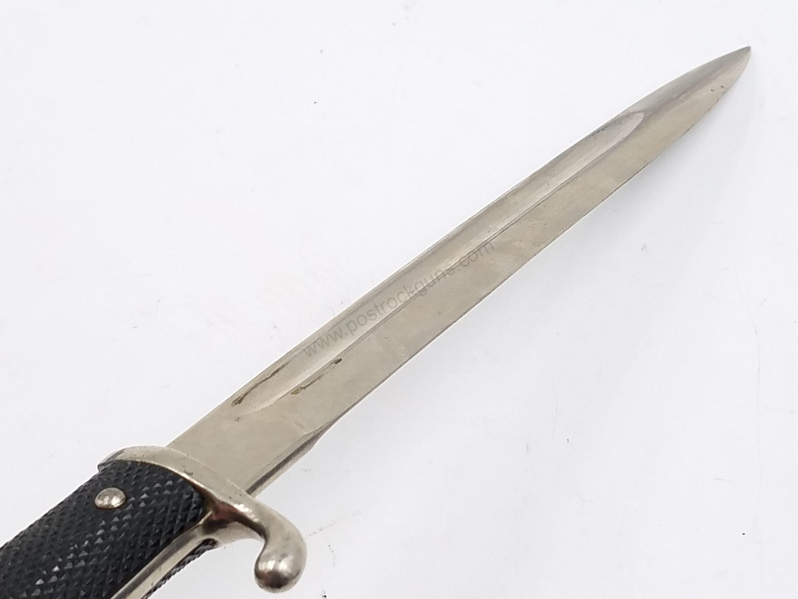 WW2 German 98K original bayonet w/ Scabbard & Leather Frog - Image 13