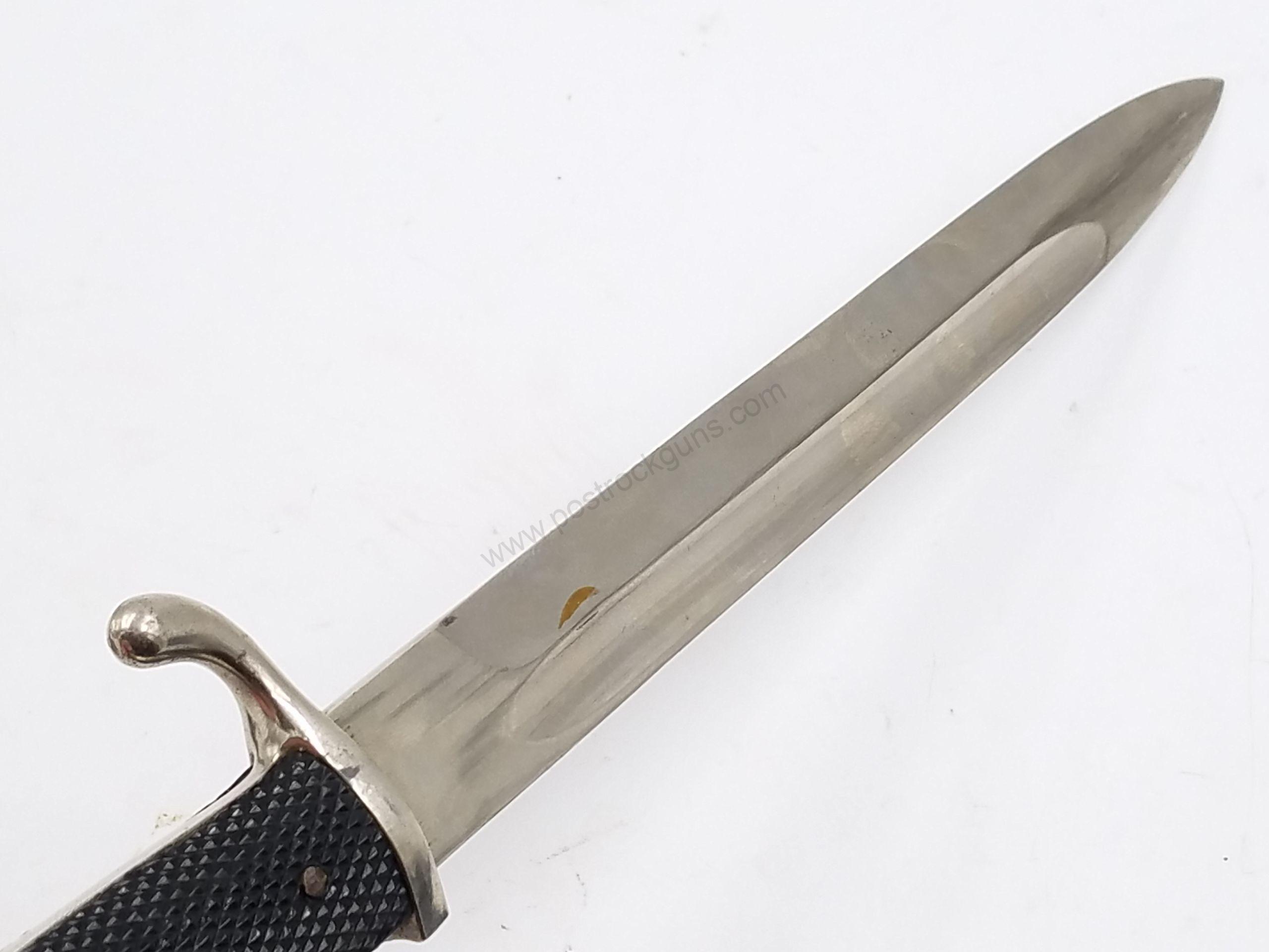 WW2 German 98K original bayonet w/ Scabbard & Leather Frog - Image 14