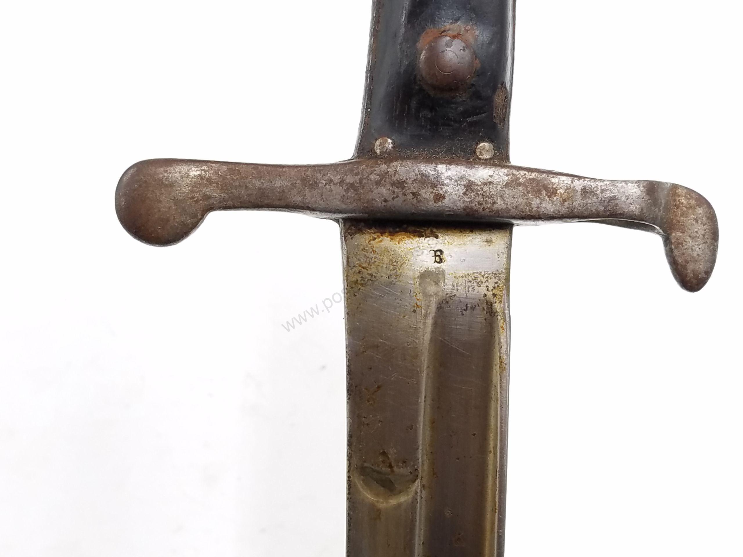 Portuguese 1885 Bayonet w/ Scabbard - Image 3