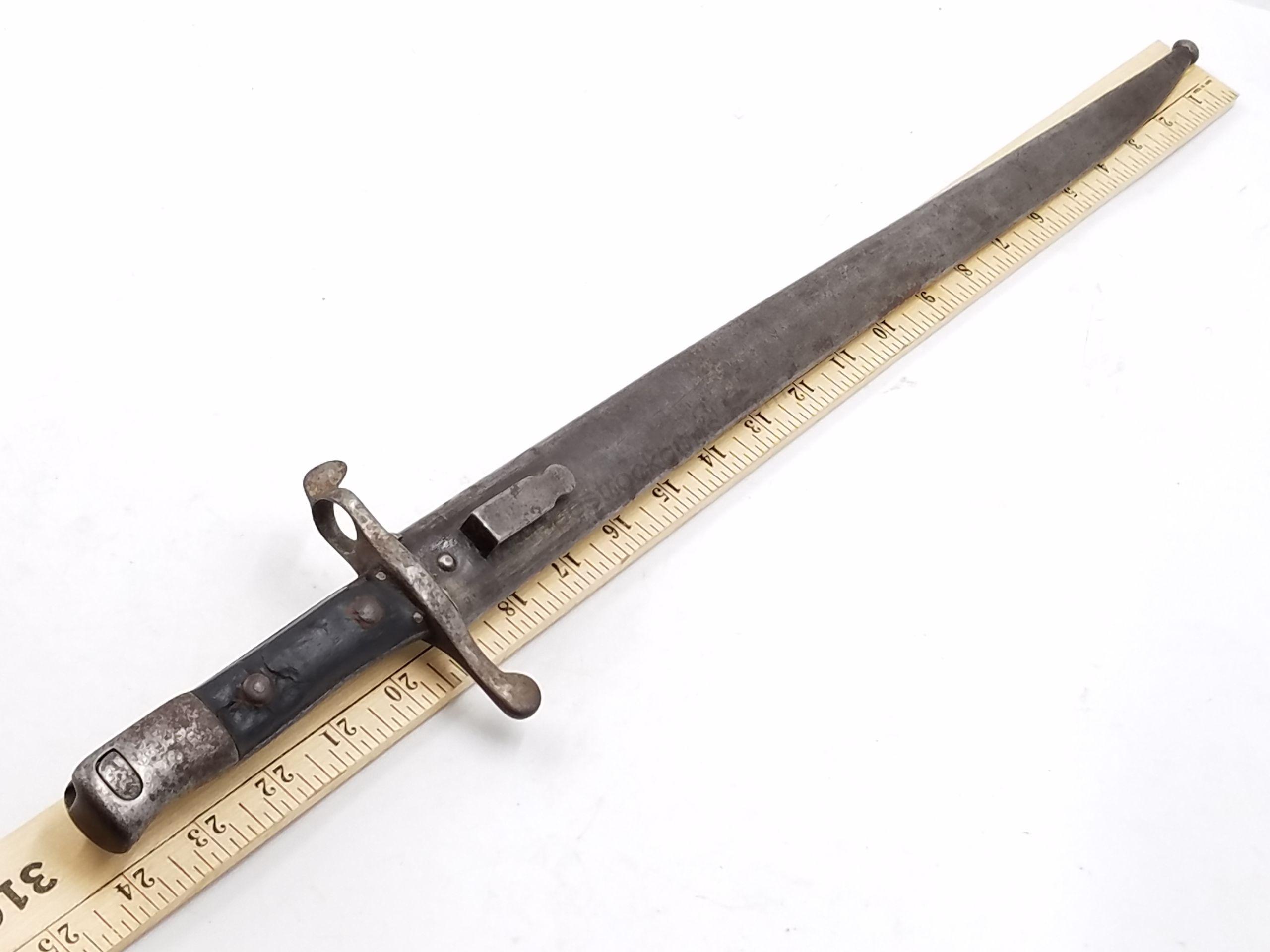 Portuguese 1885 Bayonet w/ Scabbard - Image 24