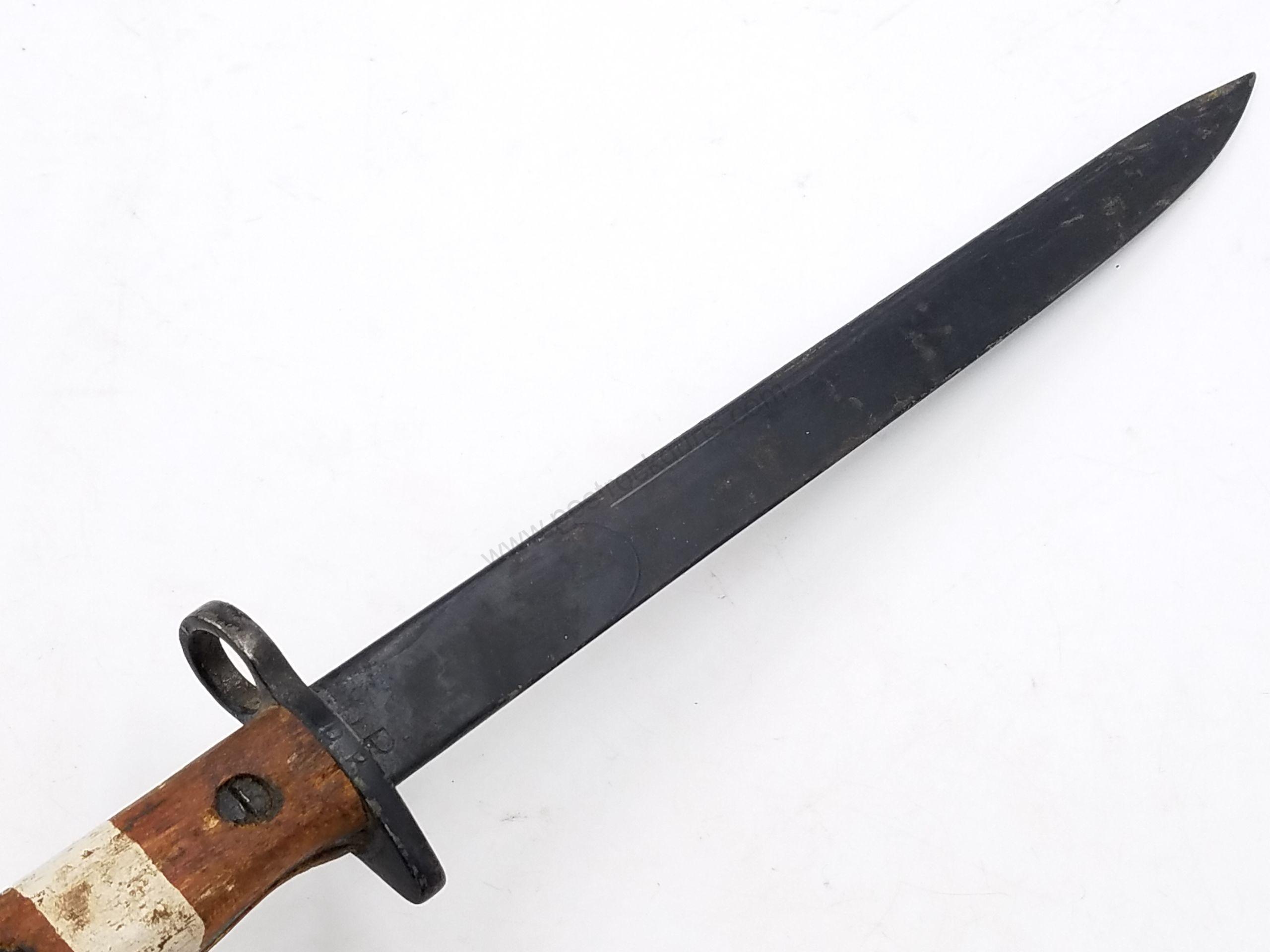 British Enfield 303 No.1 MKII SMLE 1907 India pattern Bayonet w/ Scabbard - Image 12