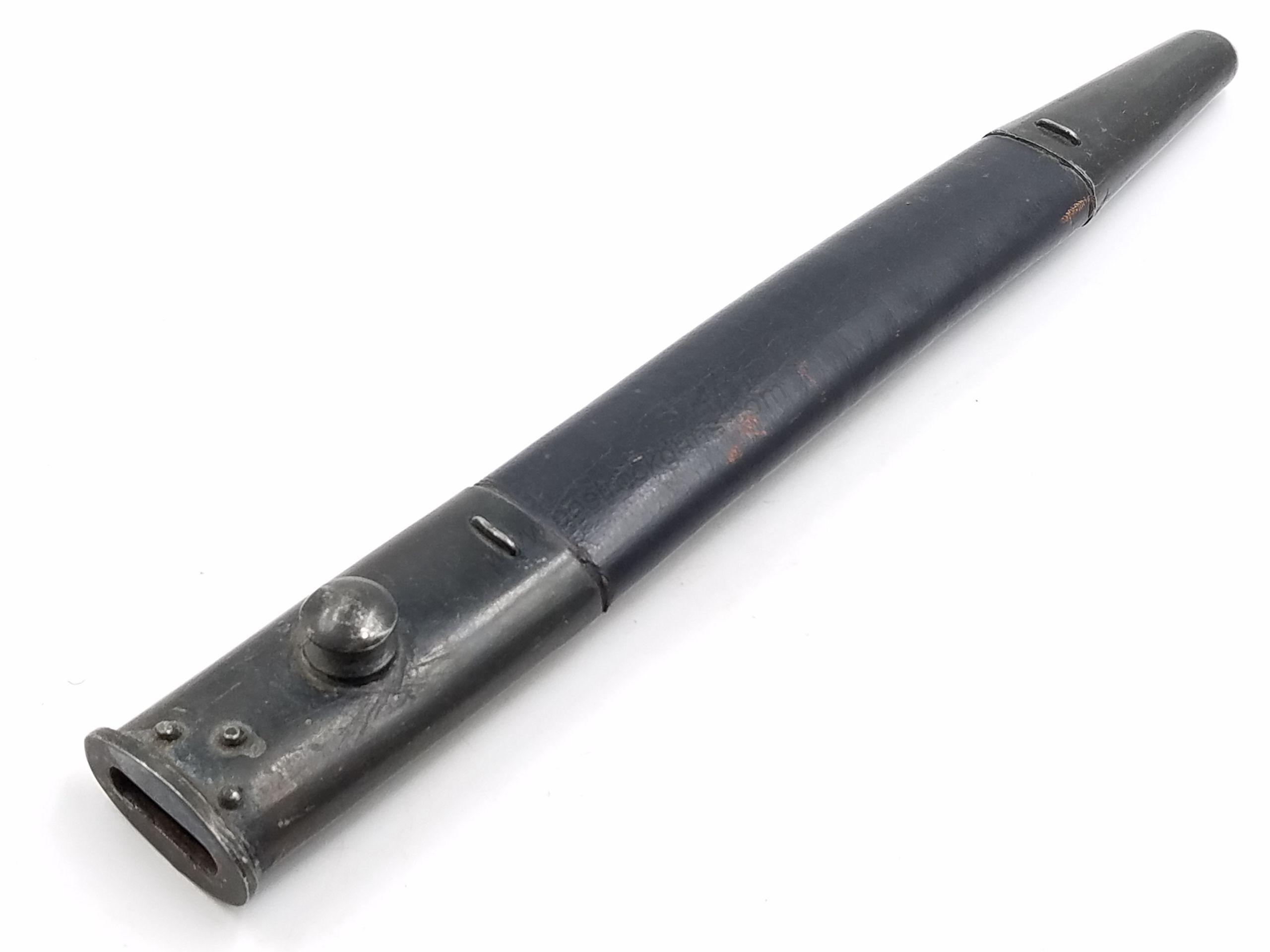 British Enfield 303 No.1 MKII SMLE 1907 India pattern Bayonet w/ Scabbard - Image 27