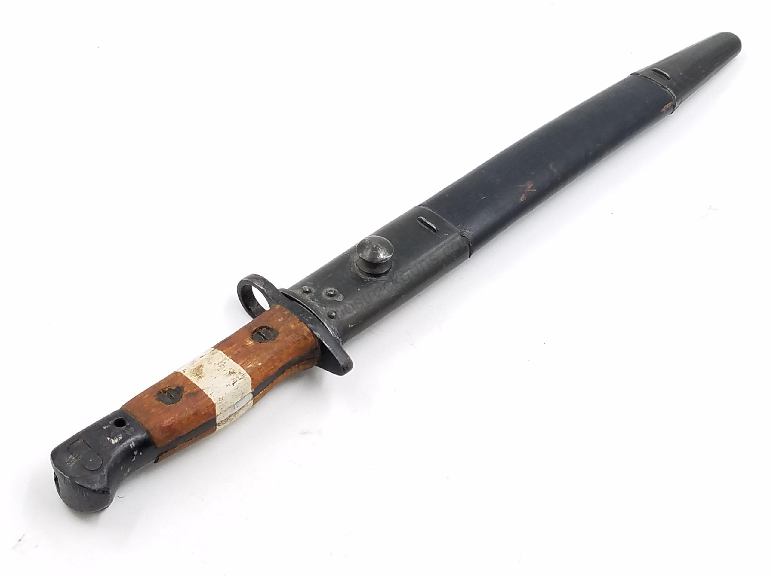 British Enfield 303 No.1 MKII SMLE 1907 India pattern Bayonet w/ Scabbard - Image 32