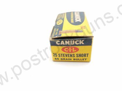 Ammunition Antique No FFL Parts & Magazines Rimfire 25 Stevens Short New Old Stock None Required Canadian Industries Limited Canada