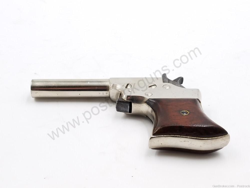 Remington Vest Pocket Saw Handle 41 rimfire short Single Shot Pistol w/ Nickel Finish - Image 4