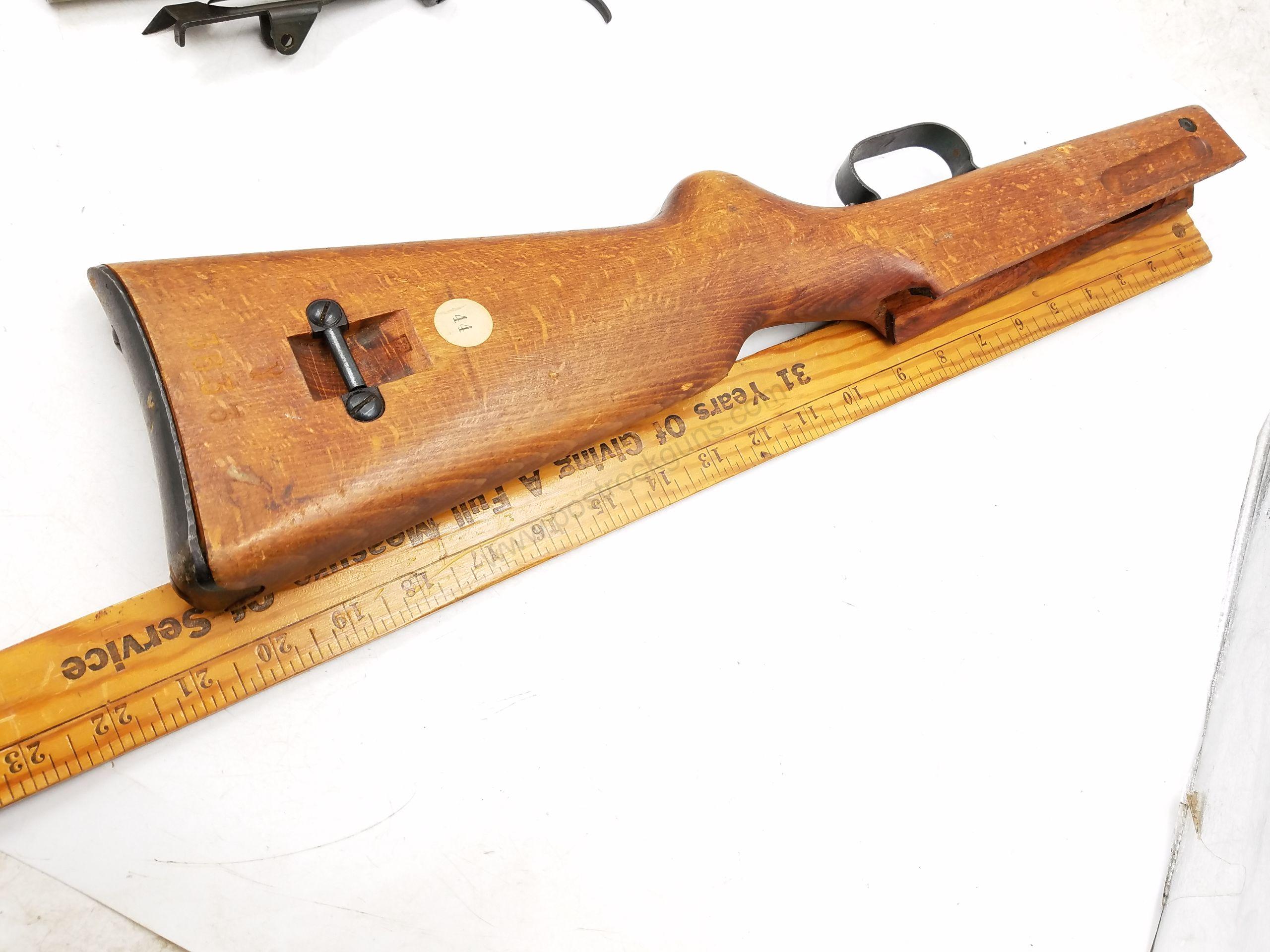 Beretta model 38/44 9mm decommissioned submachine gun parts kit w/ one 30rd magazine - Image 12