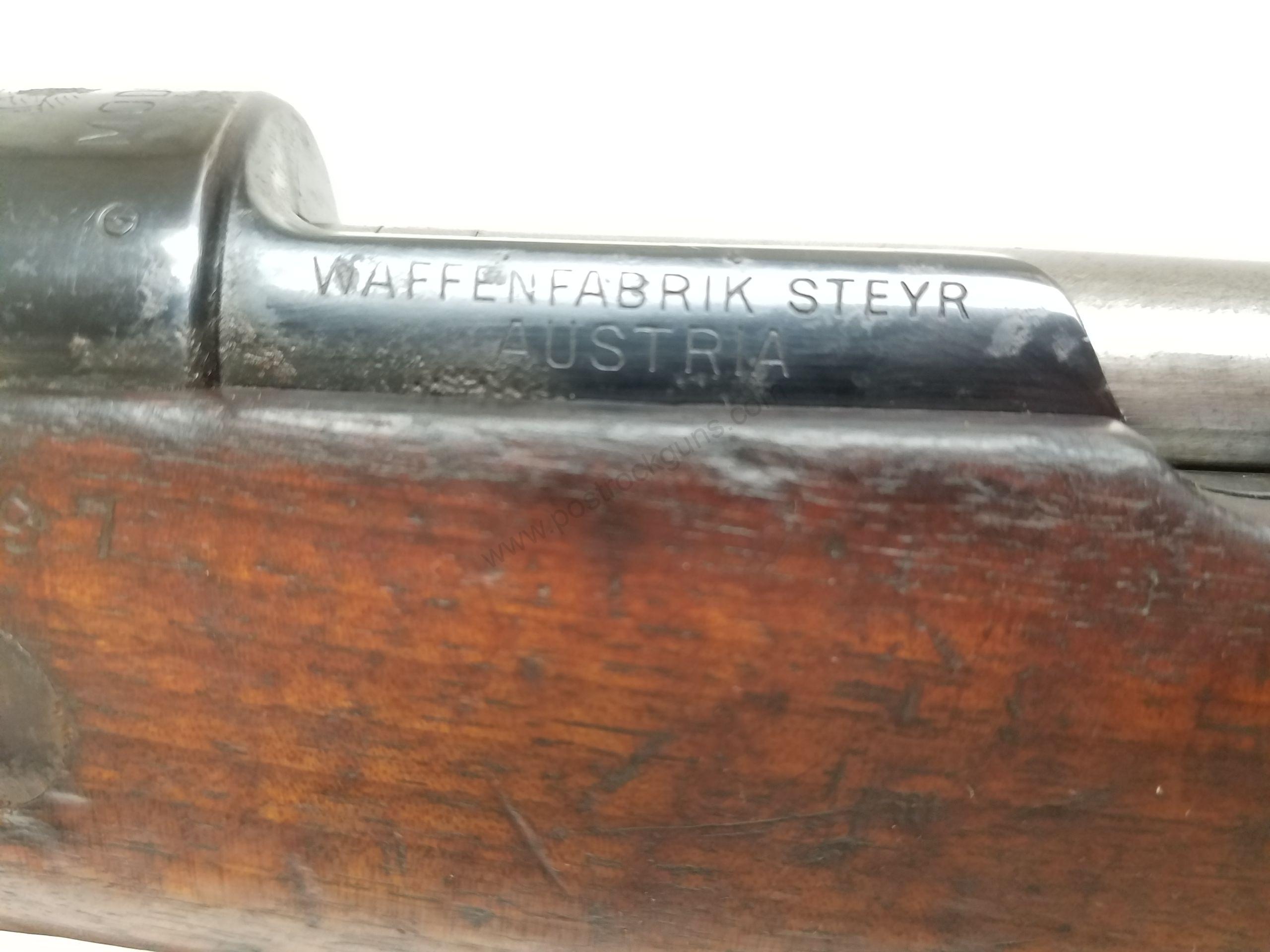 Steyr 1912 Austrian Mauser 7.62x51cal / 308 Rifle w/ Leather Sling - Image 5