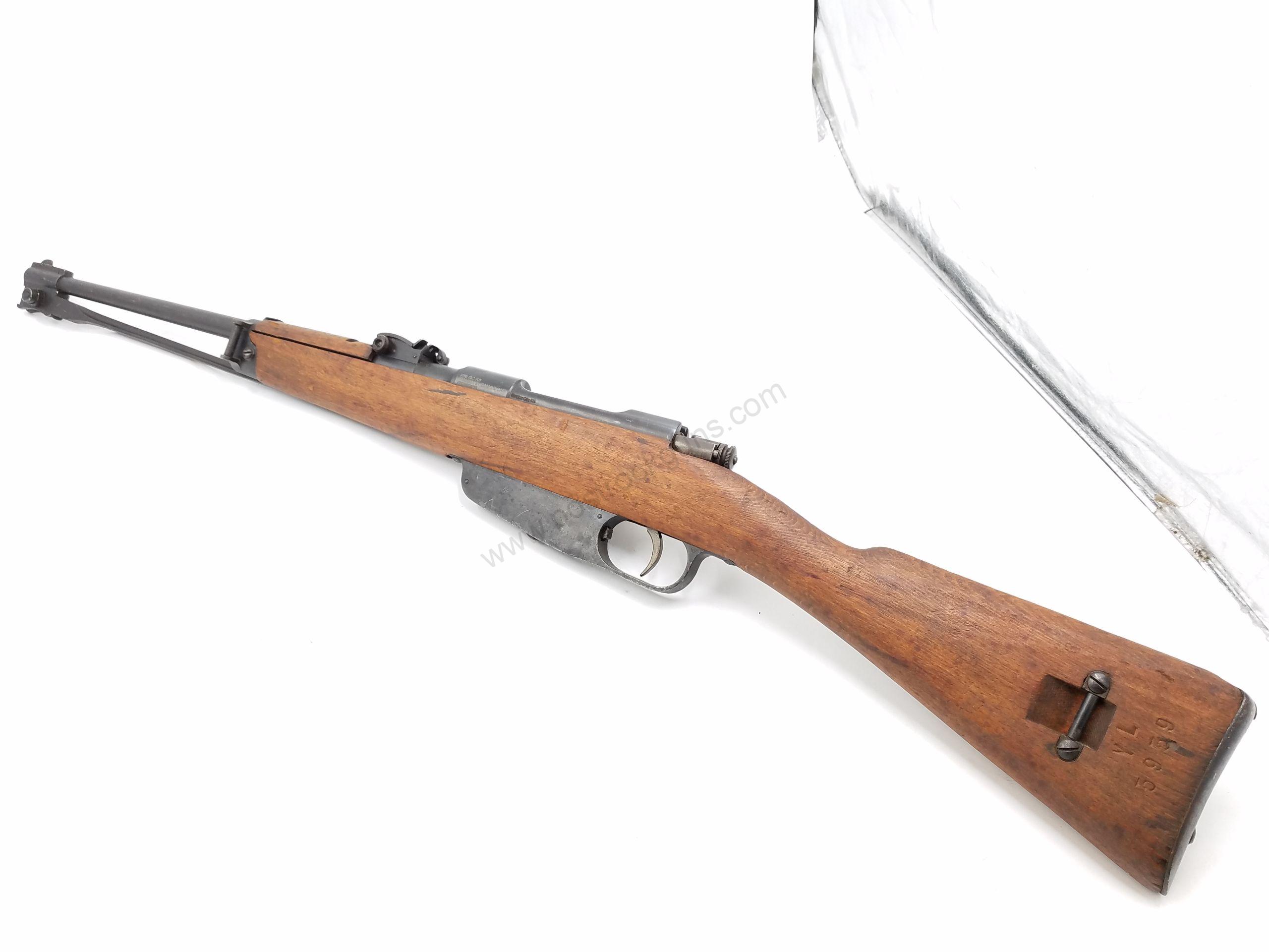 Italian FNA-B Moschetto Carcano M91 Calvary 6.5 Carcano Rifle / Carbine w/ Bayonet - Image 4