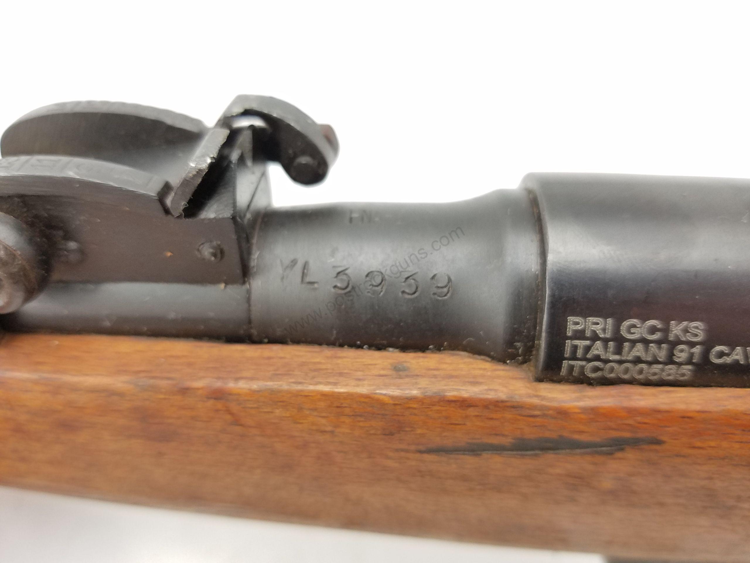 Italian FNA-B Moschetto Carcano M91 Calvary 6.5 Carcano Rifle / Carbine w/ Bayonet - Image 9