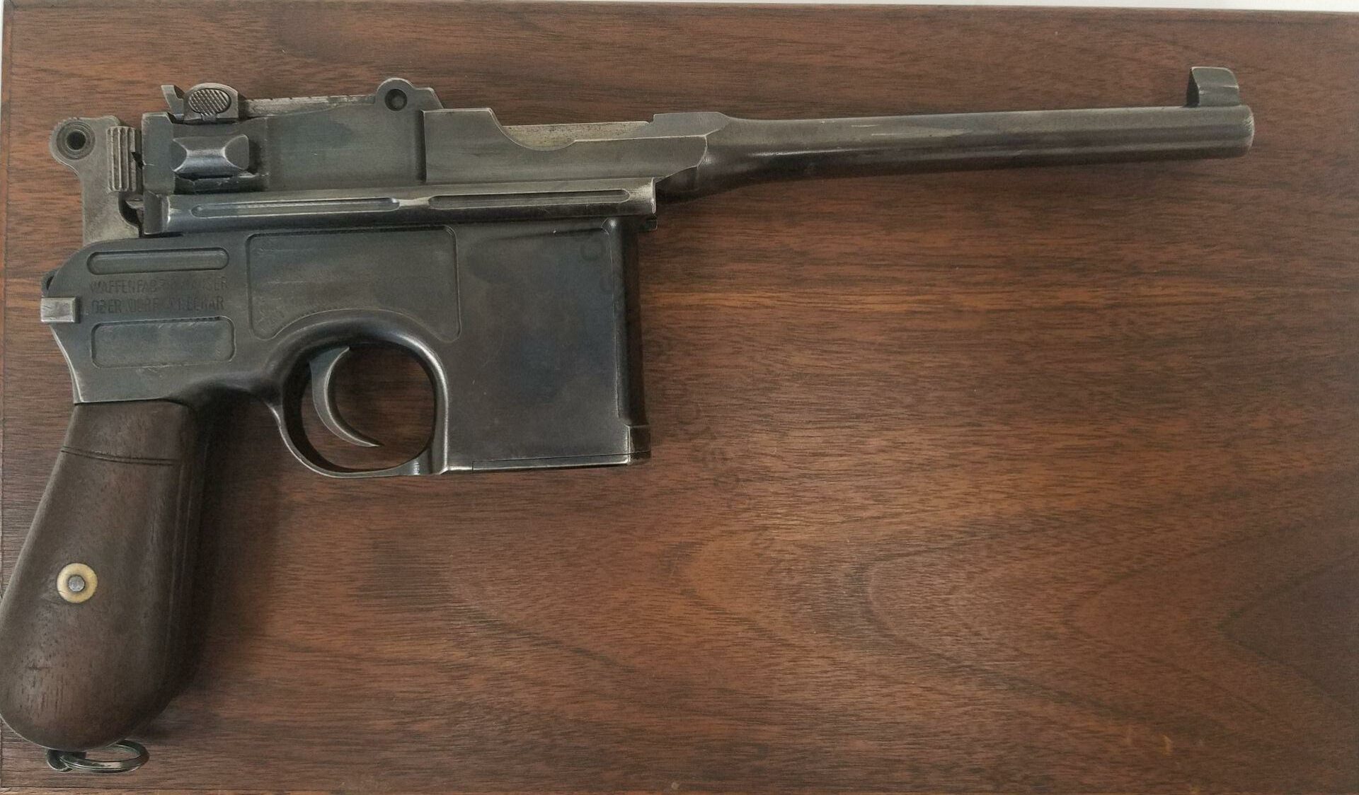 C&R or FFL Gun Case Handguns Military Pre-ban 7.63x25 Used FFL or C&R Mauser Military Germany