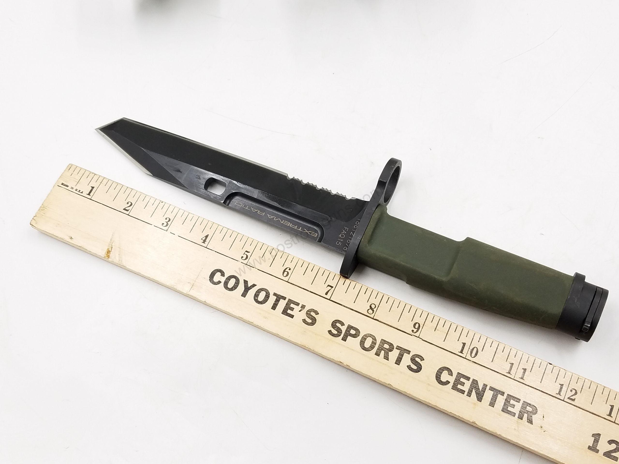 Very Rare French Famas Military Bayonet! 12 ¼" Overall Length 7 1/8" Blade. With Sheath. - Image 5